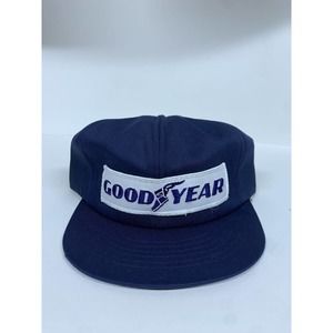 Vintage 80s Swingster USA Made Good Year Goodyear Racing Trucker Hat SnapBack